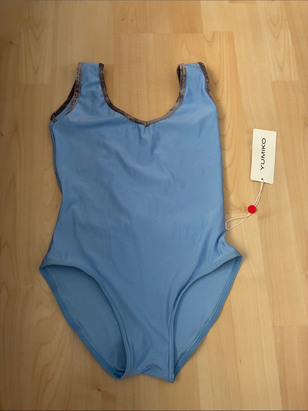 Yumiko Powder Blue Gina Leotard